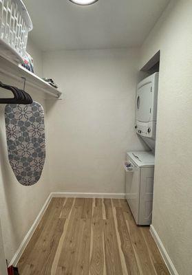 In-unit laundry