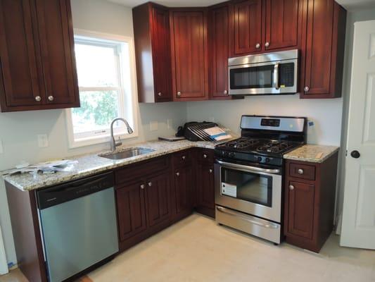 remodeled kitchen