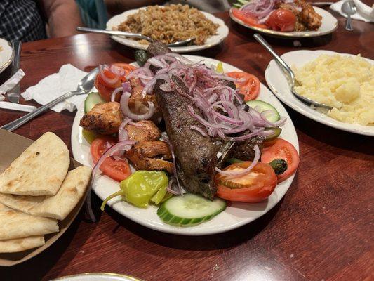 Troy Mixed Kebab Platter