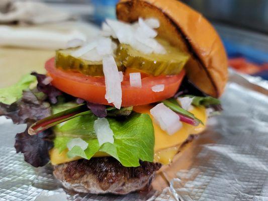 The American chuck and brisket burger