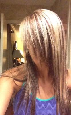 Color, highlights and cut done by Megan