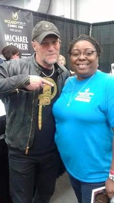 Me and Rooker, he loves his fans!