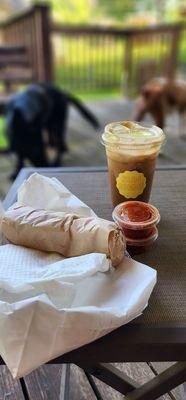 Sunshine coffee and burritos is a great way to start the weekend!