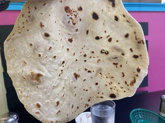 Large flour tortilla