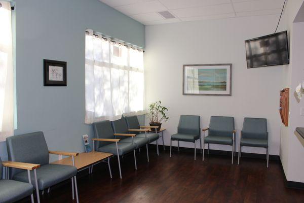 Our waiting room at 11601 Montgomery Blvd.