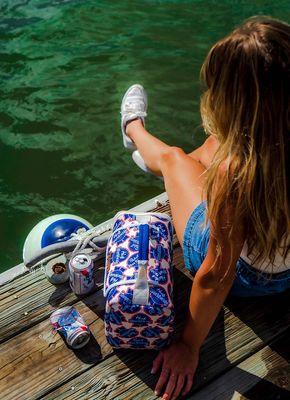 A still from a shoot with Kanga Coolers and their limited edition PBR cooler.