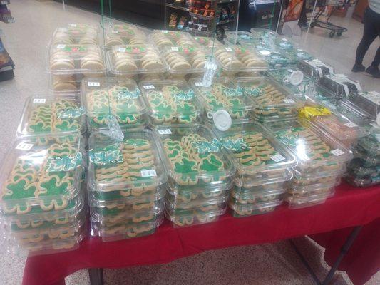 St Pats cookies.