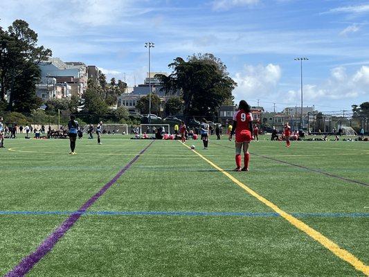 Soccer fields