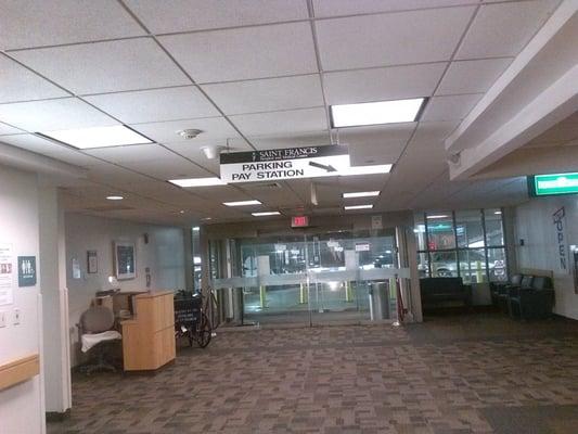 second floor approach to parking garage