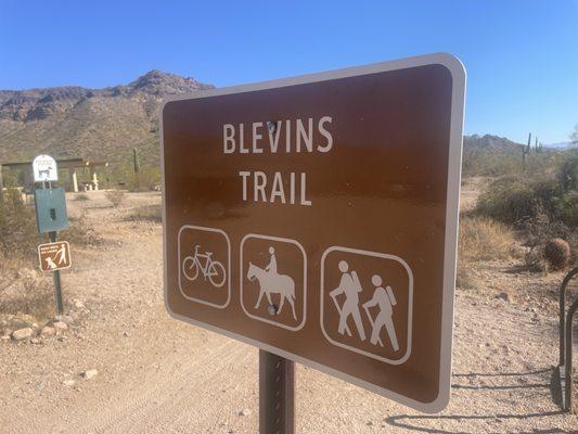 Blevins Trailhead