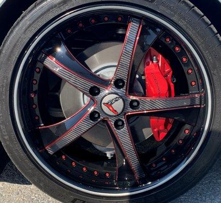 We restore rims & do Caliper Restoration with Cerakoting LNTservice.com