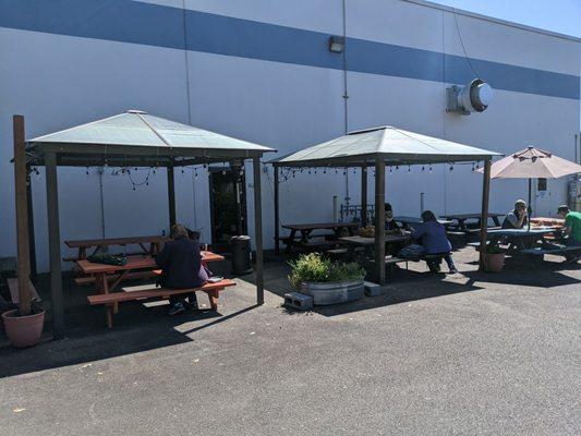 Outside seating