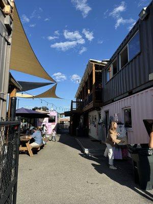 Entry way into the iron district