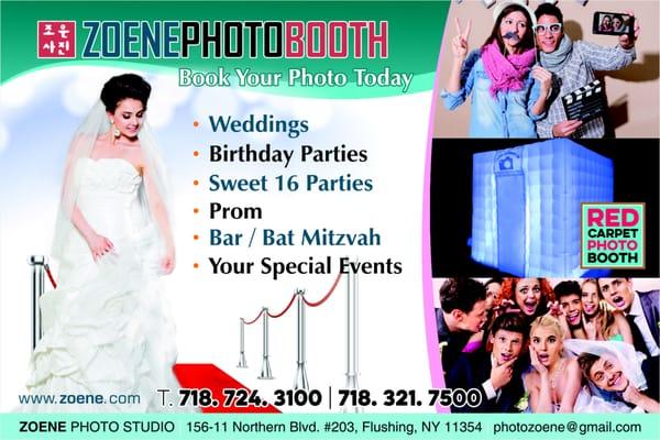 50% off  photobooth wedding sweet16 birthday party