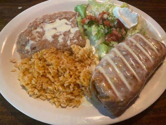 Awesome steak chimichanga!!