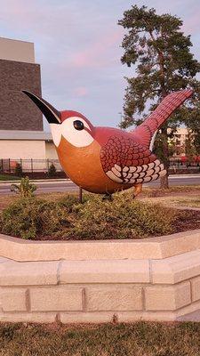 World's largest wren statue. October 2024