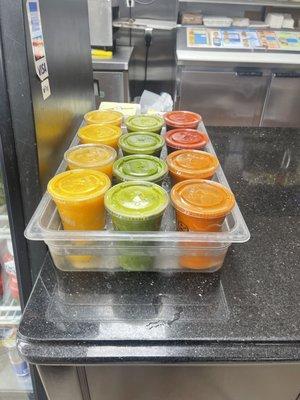 Freshly squeezed juices !