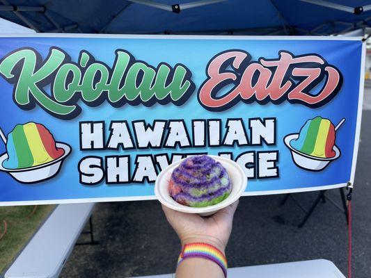 Shaved ice  Flavors: Melona and Tigers Blood with Ube Cream  Definitely a MUST TRY!!!