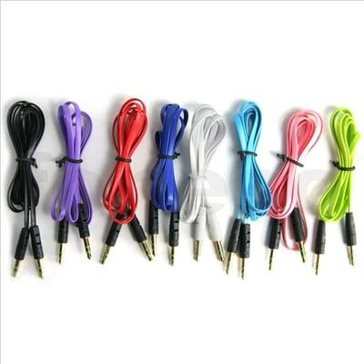 MANY Various Styles & Colors of Aux cables to plug in your phone and car and listen to your favorite songs--