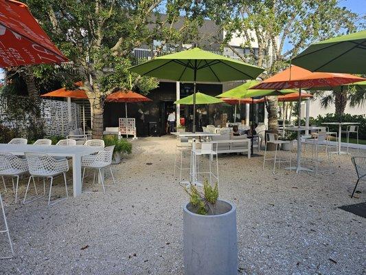 Great back patio space