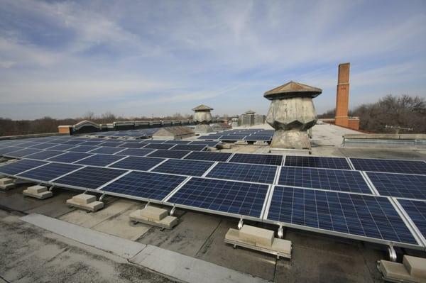 Academie Lafayette is leasing two solar-energy systems from Brightergy.