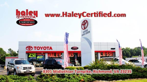 Haley Toyota Certified Pre-Owned Center