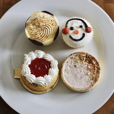 Desserts from the patisserie case at Market District