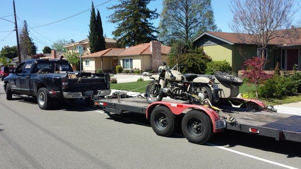 Motorcycle Towing W/Sidecar