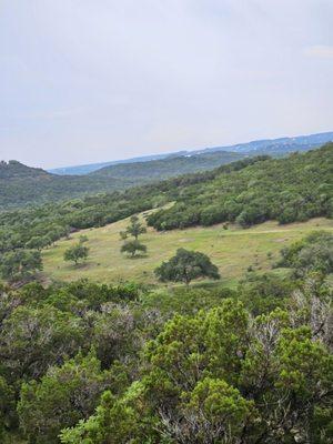 One of the views from the back of Comanche.