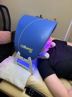 LED therapy enhances facials by boosting collagen, reducing acne, and improving skin tone. It's non-invasive and safe for all skin types.