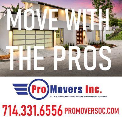 PRO MOVERS & STORAGE // Proudly serving Los Angeles, Orange Co, Inland Empire, Riverside and North San Diego