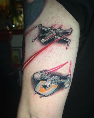 Star Wars sleeve coming along nicely. Thanks, Josh!