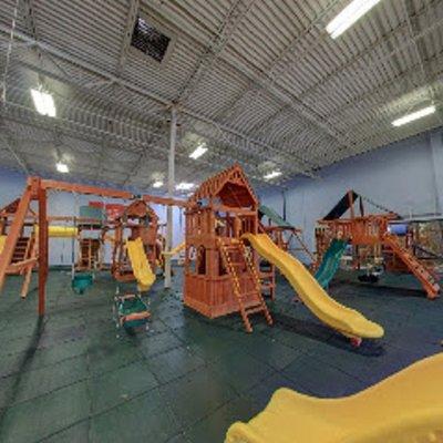 You can Climb, Swing and Slide on our Playground One® playsets