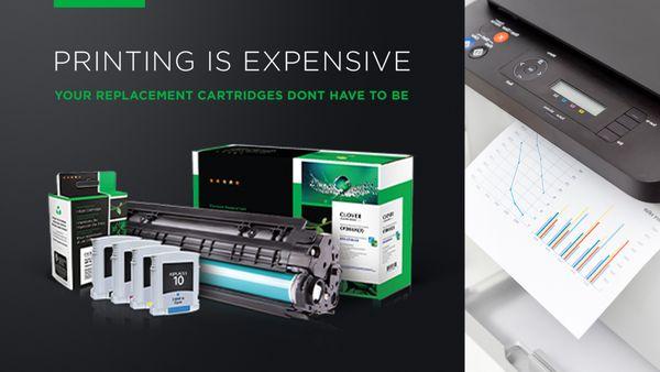 Laser Printing is Expensive.  Use our guaranteed remanufactured toners and save 30%-60% over purchase of OEM toners.