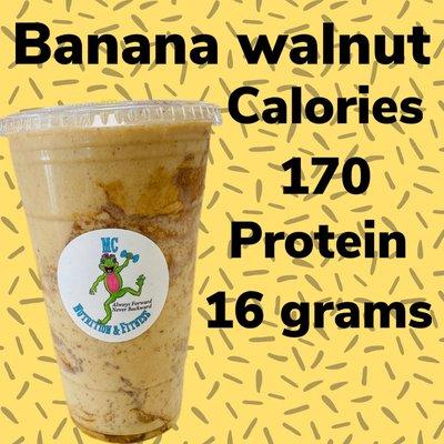 Healthy smoothie Banana walnut