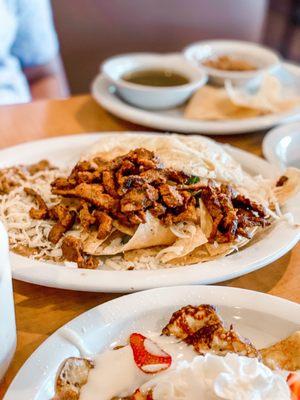 Crunchy Asada Chilaquiles