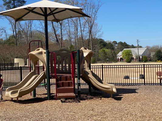 Short Pump Park Playground - smaller play area next to larger playground