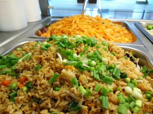 fried rice and pad thai