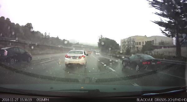 Cutting people off then immediately braking in front of  off in bad weather is their specialty.