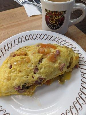 Fiesta Omelet at the Waffle House, Valdosta