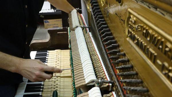 Brigham Larson Pianos can repair, refinish, and restore your family heirloom.