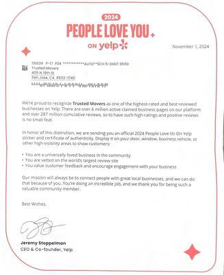 Thank you for all the love and support, Yelpers! We greatly appreciate it!