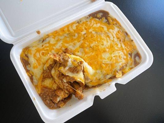 Chili cheese fries small