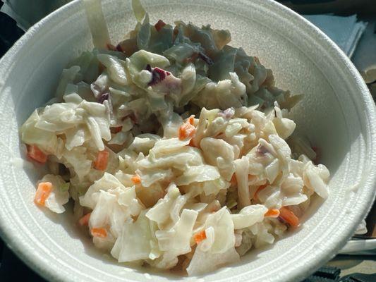 Coleslaw was hmmmmm