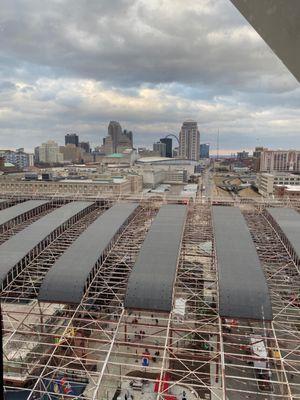 View of downtown St Louis from the Ferris Wheel