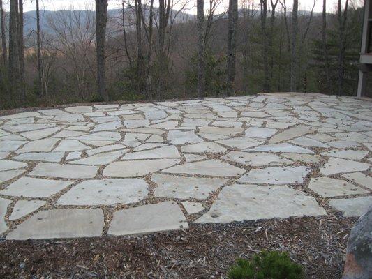 Flagstone patio