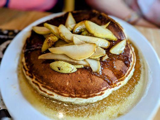 Roasted Pear Pancakes