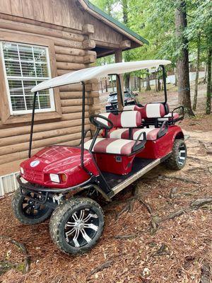 Our Limo Golf Cart