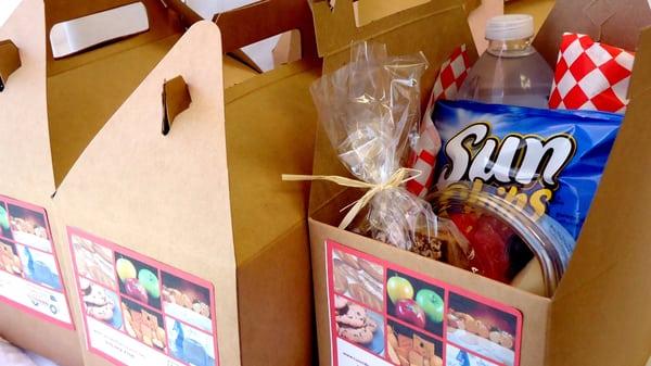 "Professional Meeting" boxed lunch.  Comes with sandwich, beverage, 2 sides, and dessert!