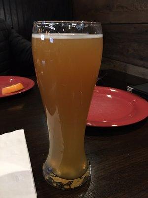 Blue Moon beer on tap